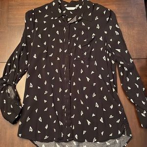 2 for $8 Reitmans Black Blouse